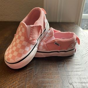Like-new toddler slip on Vans